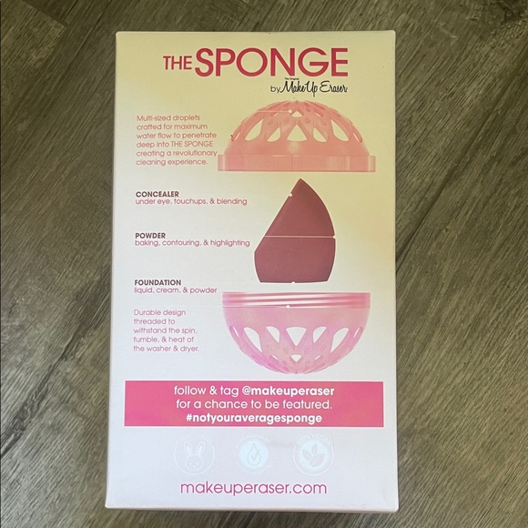 MakeUp Eraser Pink Washable Makeup Sponge - Picture 2 of 2